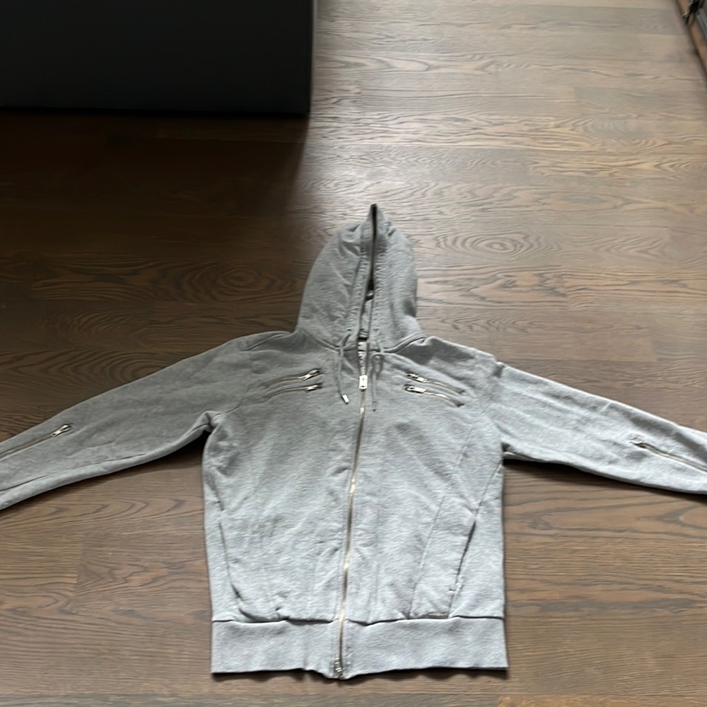 Men’s Diesel zipper hoodie -grey -medium